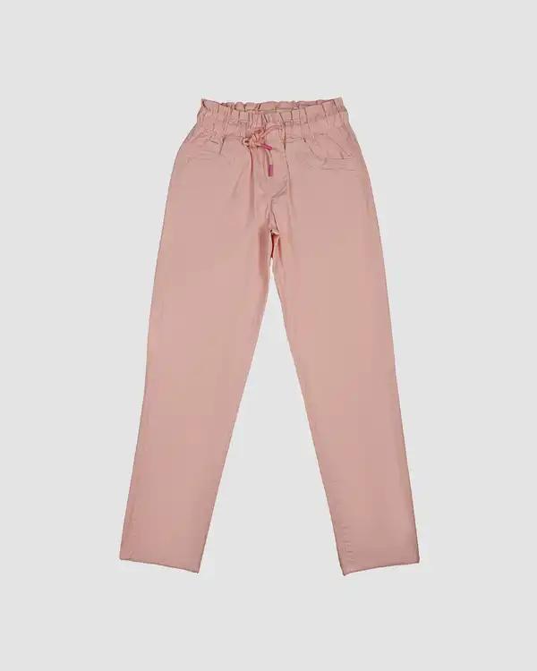 شلوار کتان رنگی کمر هویجی بانی نو