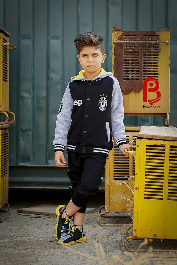 کاپشن دو رنگ دورس JUVENTUS بانی نو