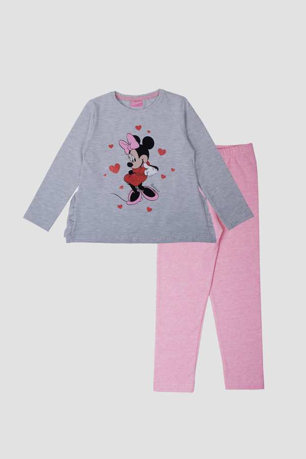 بلوز و شلوار دخترانه ملانژ MINIE MOUSE بانی نو