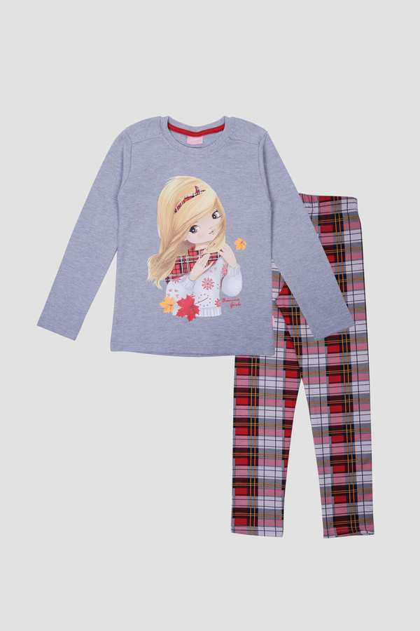 بلوز شلوارچهارخانه شال گردن بانی نو