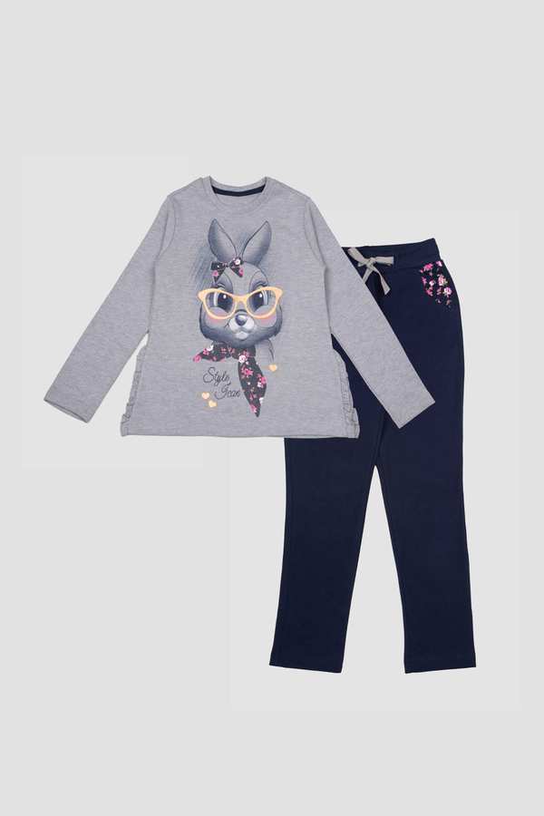 بلوز شلوار بغل چین دار خرگوش بانی نو