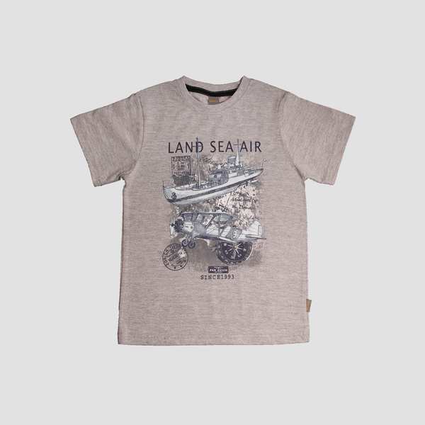 بلوز یقه گردملانژ LAND SEE AIR بانی نو