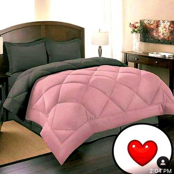 روتختی میکرو هتلی ساده رنگی صورتی چرک و طوسی