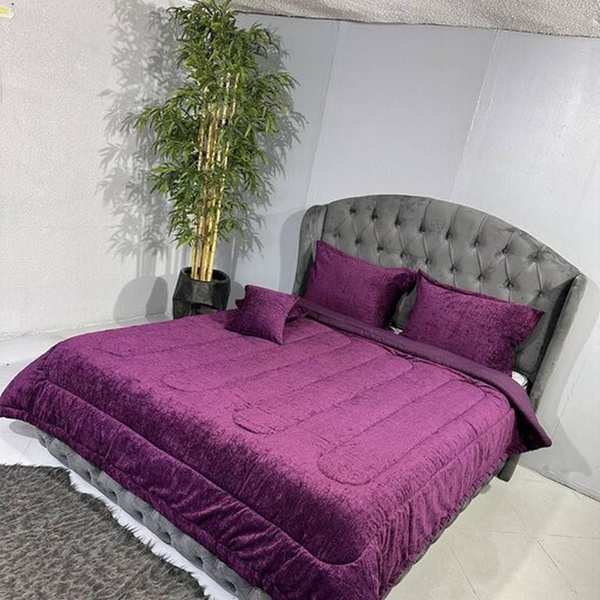 روتختی مخمل شانل ساده 8 تکه