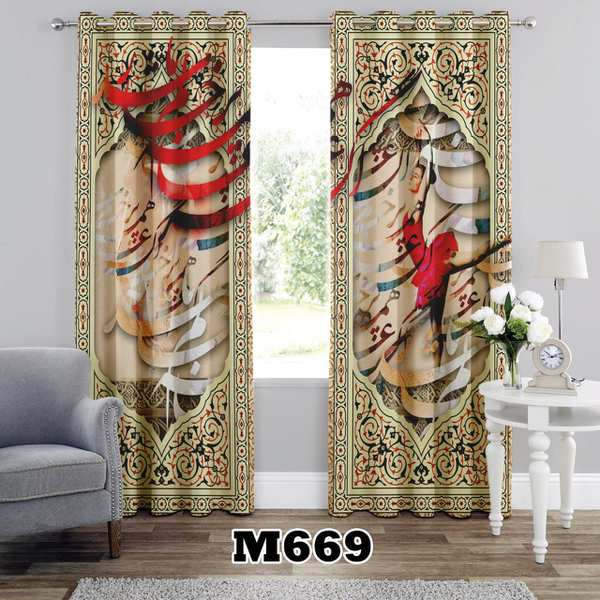 پرده سه بعدی طرح شعر