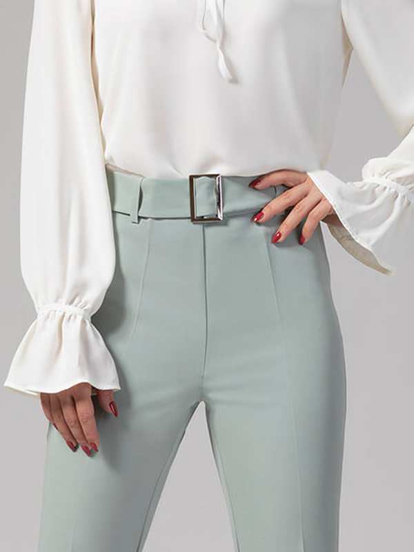 شلوار پارچه ای زنانه مدل کاملیا برنس Bornos