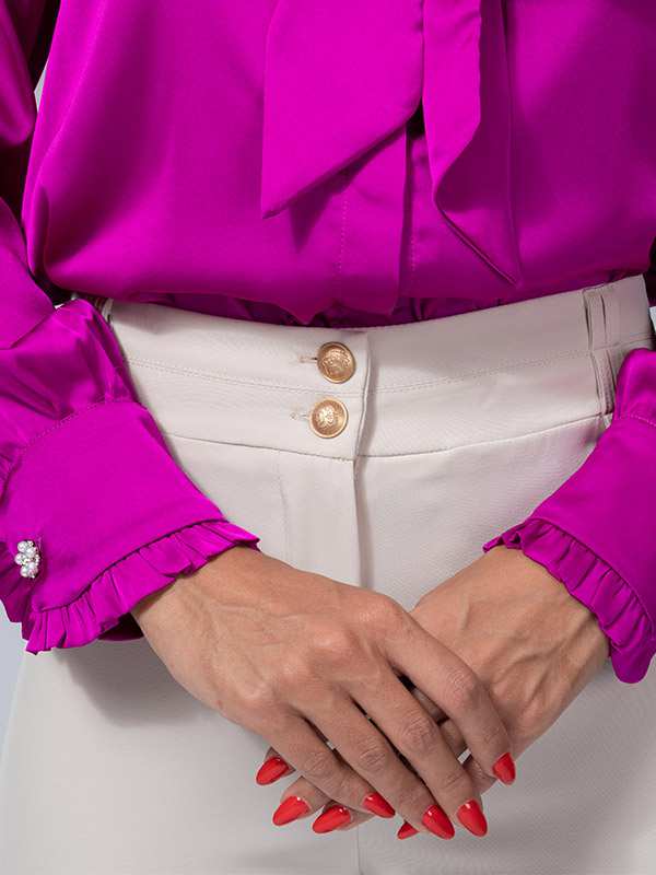 شلوار پارچه ای زنانه مدل ثمر 100 برنس Bornos