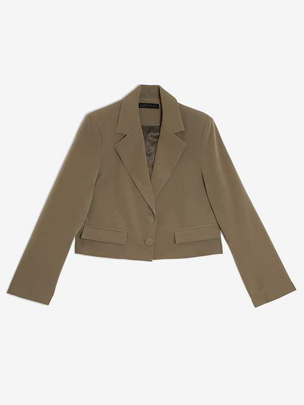 کت زنانه یقه انگلیسی مدل السانا برنس Bornos ?>