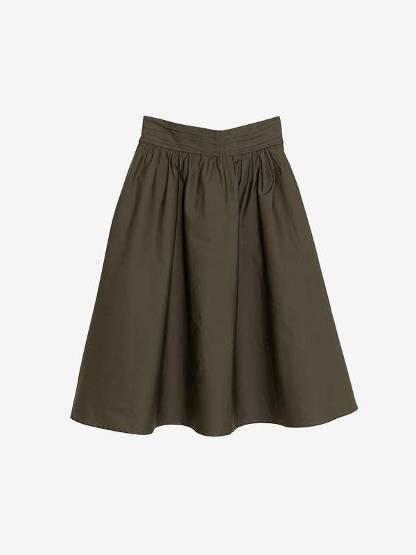 دامن زنانه کتان کلوش مدل سریر برنس Bornos