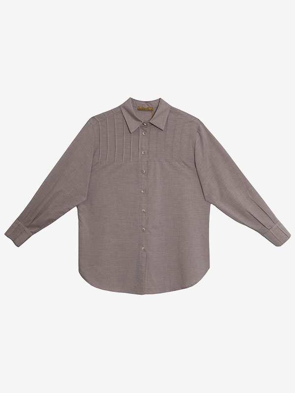 تونیک زنانه کتان مدل نسترن برنس Bornos