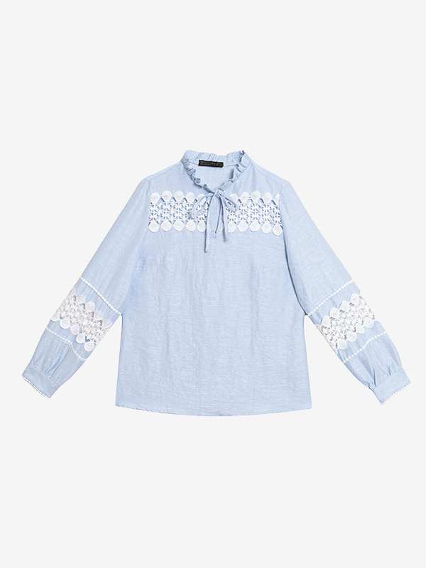 بلوز مجلسی زنانه گیپور مدل شبنم برنس Bornos ?>