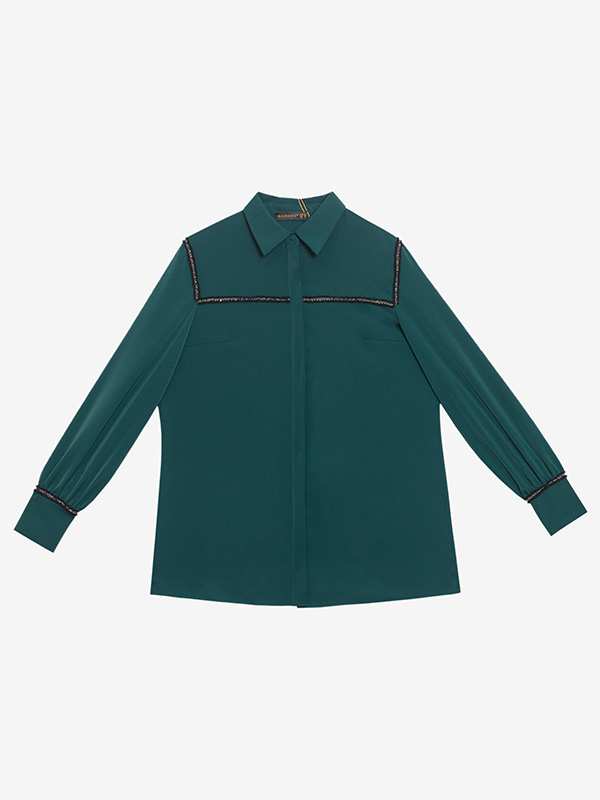 تونیک زنانه پشت پیلی دار مدل الناز برنس Bornos