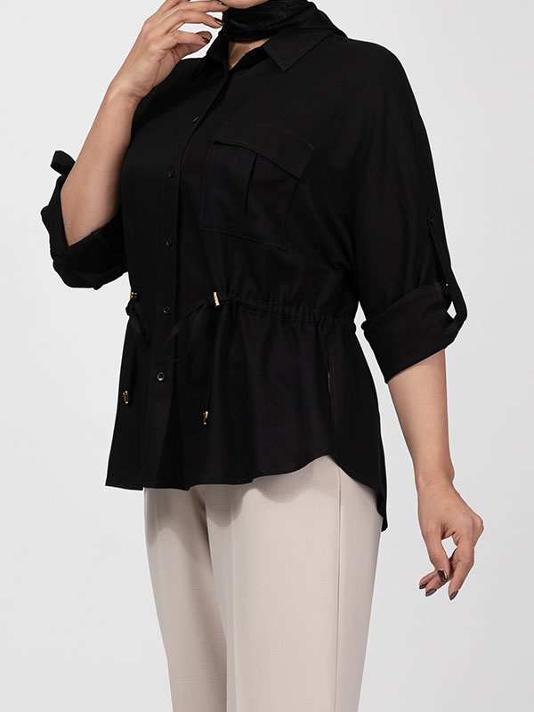 شومیز زنانه کمر گتر مدل لاوین برنس Bornos