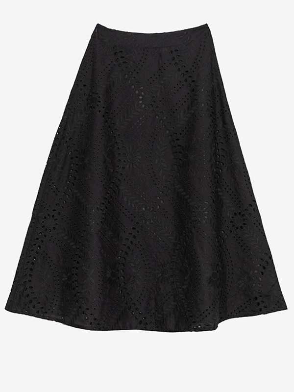 دامن مجلسی زنانه خامه دوزی مدل نورهان برنس Bornos