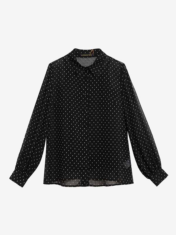 شومیز آستین بلند مجلسی زنانه مدل لیوسا برنس Bornos ?>