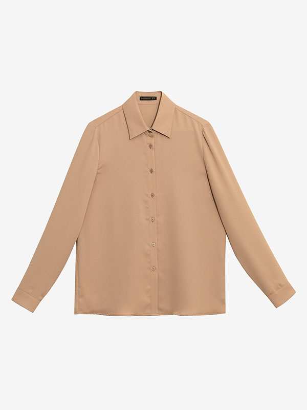 شومیز زنانه بیسیک آستین بلند 30104 برنس