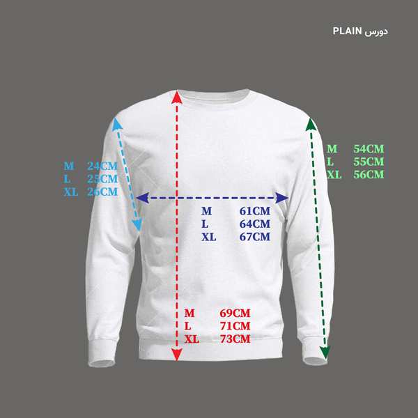 سویشرت ملانژ زیگ zig مدل Plain کد 456 - تصویر 5