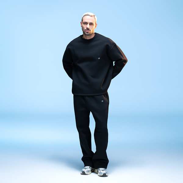 شلوار مشکی زیگ zig مدل Raw کد 459