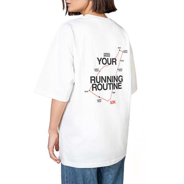 تیشرت سفید زیگ zig مدل Run Routine کد 481