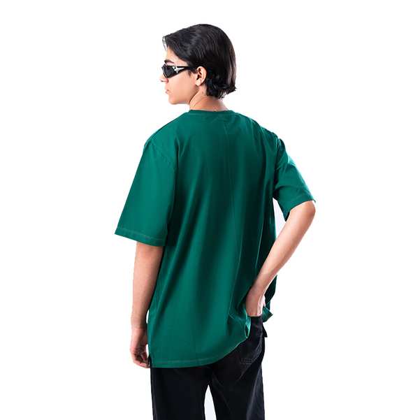 تی شرت مردانه سبز یشمی زیگ zig مدل basic کد 334