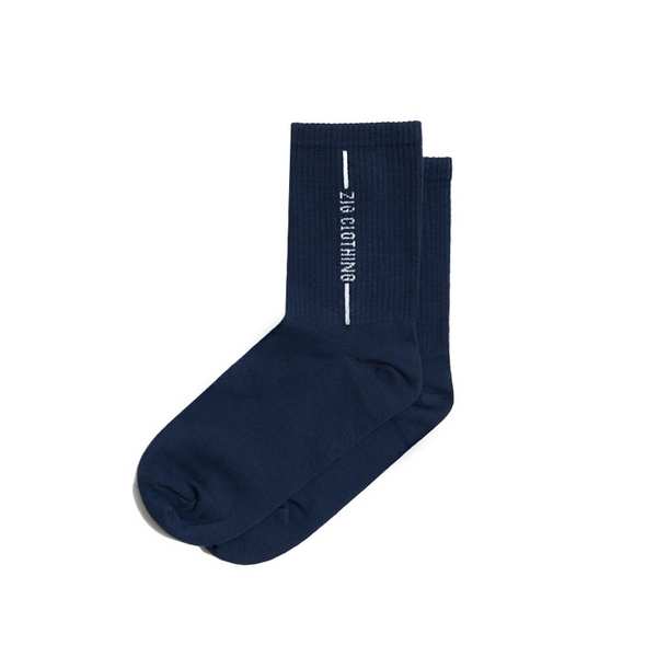 جوراب مردانه سرمه ای زیگ zig مدل line کد257