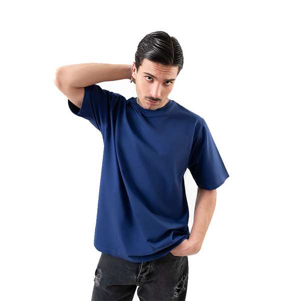 تی شرت مردانه آبی نفتی زیگ zig مدل basic کد 431