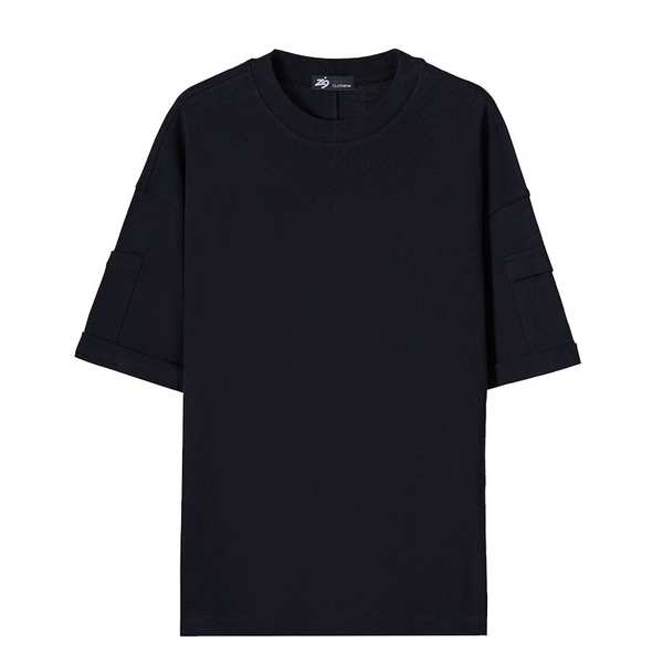 تی شرت مردانه مشکی زیگ zig مدل Sleeve Pocket کد299