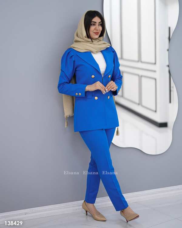 ست کت و شلوار زنانه مدل ریرا السانا Elsana کد 1384