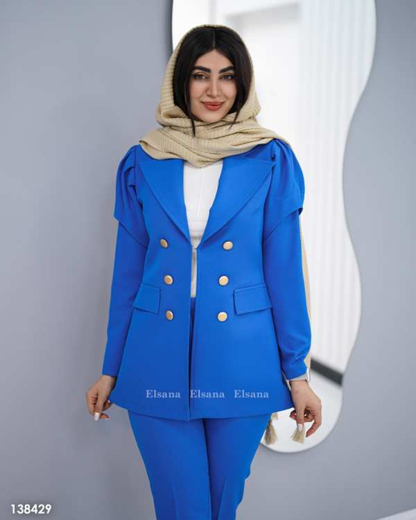 ست کت و شلوار زنانه مدل ریرا السانا Elsana کد 1384 - تصویر 3
