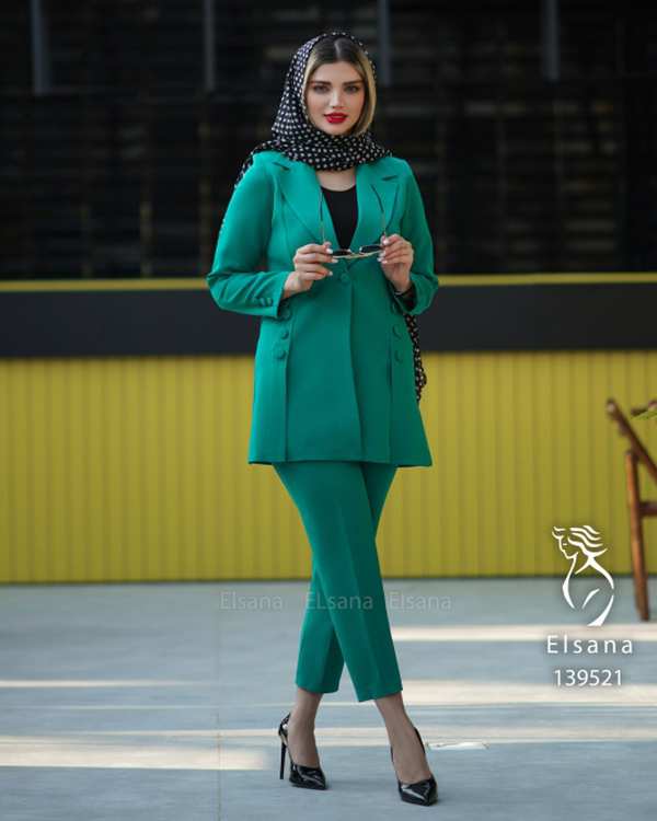 ست کت و شلوار زنانه مدل پانیذ السانا Elsana کد 1395