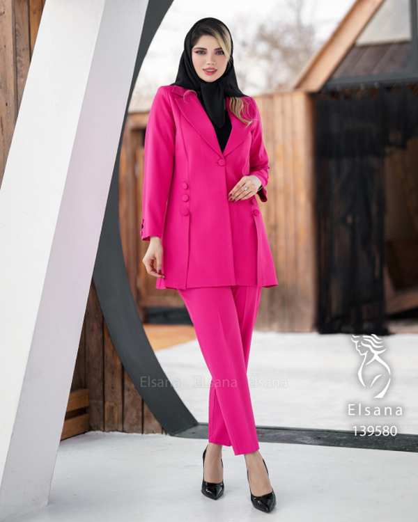 ست کت و شلوار زنانه مدل پانیذ السانا Elsana کد 1395