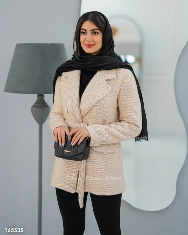 پالتو زنانه مدل فتانه السانا Elsana کد 1655