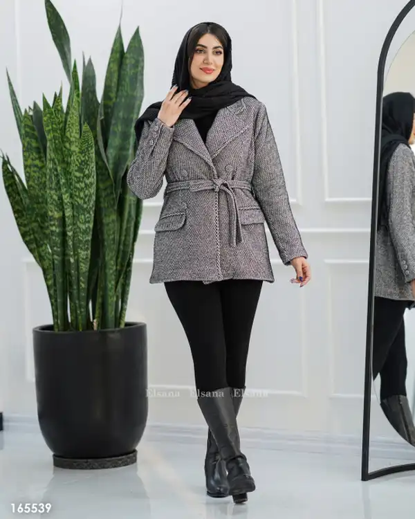 پالتو زنانه مدل فتانه السانا Elsana کد 1655