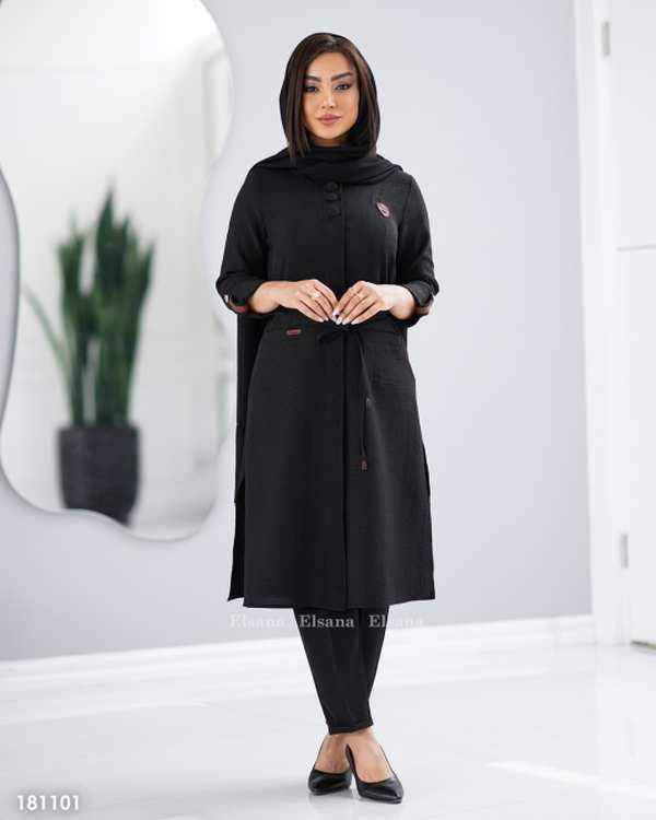 مانتوبلند زنانه مدل راشل السانا Elsana کد 1811