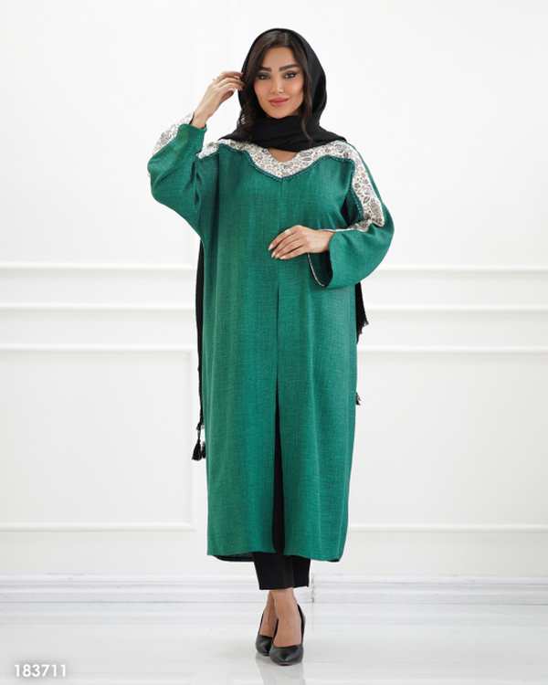مانتو زنانه مدل مهرناز السانا Elsana کد 1837