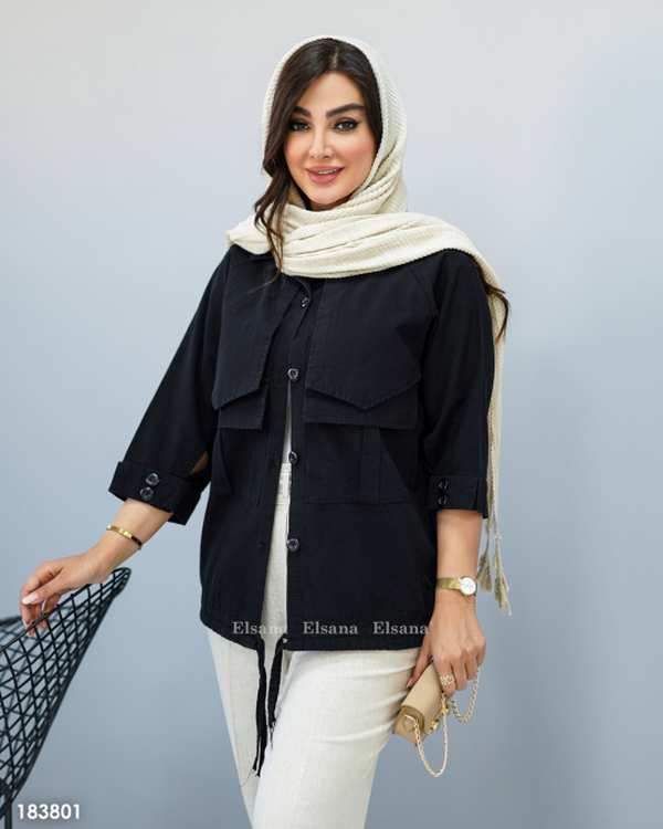 مانتو زنانه مدل نوشین السانا Elsana کد 1838