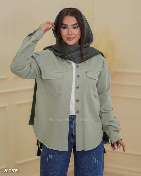 مانتو پاییزه زنانه مدل هایلان السانا Elsana کد 2005