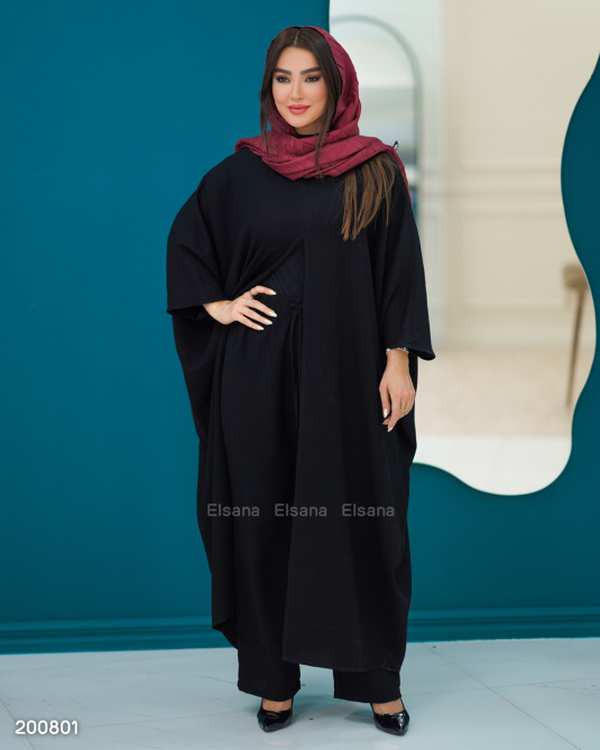 ست مانتو و شلوار زنانه مدل الیزابت السانا Elsana کد 2008
