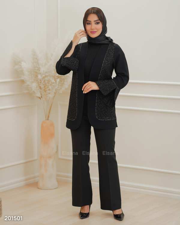 مانتو زنانه مدل مارگارت السانا Elsana کد 2015