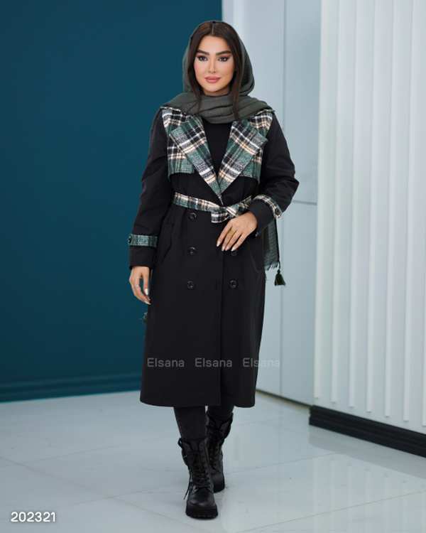 بارانی زنانه مدل نسترن السانا Elsana کد 2023
