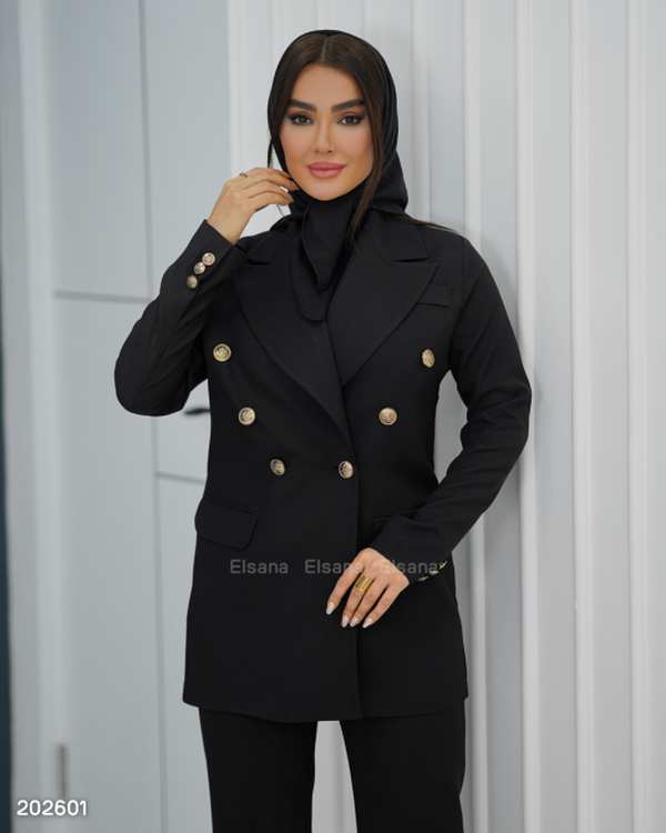 کت زنانه مدل غزل السانا Elsana کد 2026 - تصویر 3