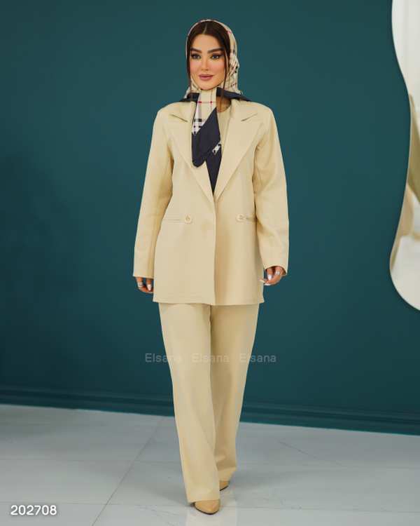 ست کت و شلوار زنانه مدل ساناز السانا Elsana کد 2027