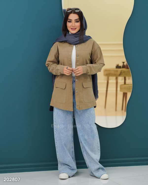 مانتو زنانه مدل سیمرغ السانا Elsana کد 2028