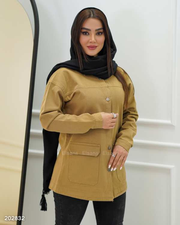 مانتو زنانه مدل سیمرغ السانا Elsana کد 2028 - تصویر 3