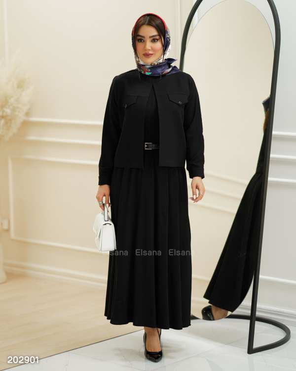 ست کت و دامن زنانه مدل ساجده السانا Elsana کد 2029