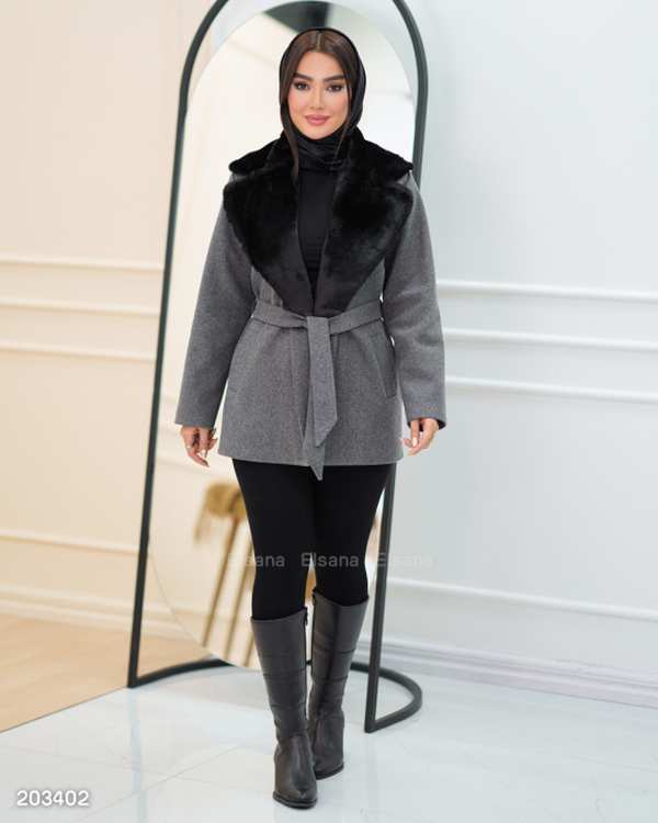 پالتو زنانه مدل پرنسس السانا Elsana کد 2034