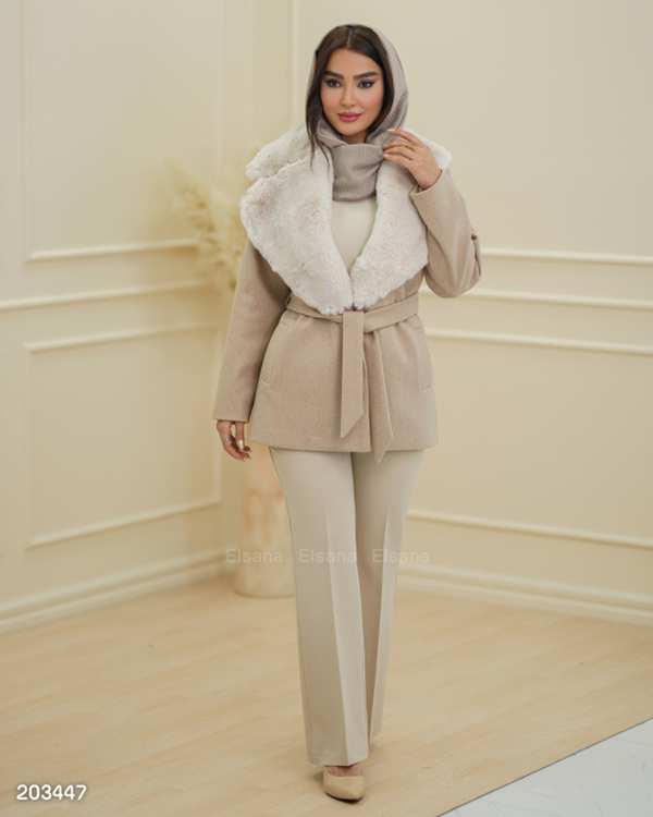 پالتو زنانه مدل پرنسس السانا Elsana کد 2034