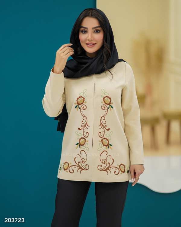 مانتو زنانه مدل نیکان السانا Elsana کد 2037