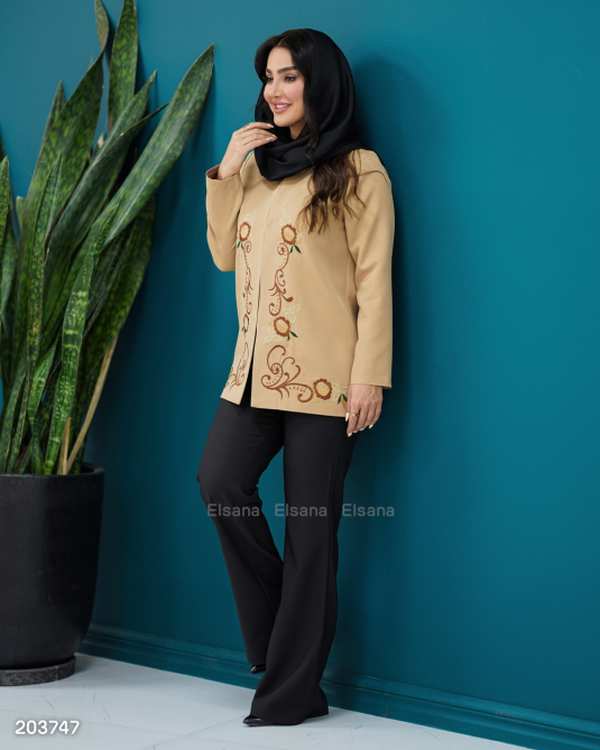 مانتو زنانه مدل نیکان السانا Elsana کد 2037