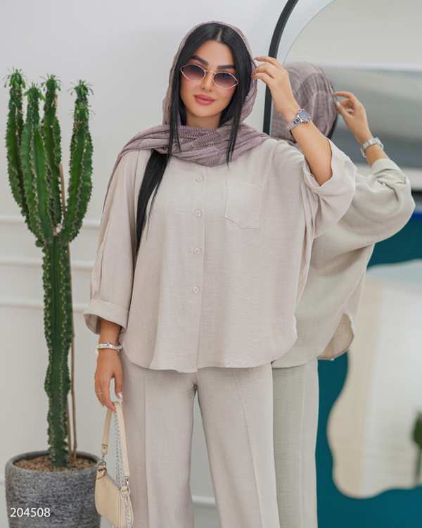 ست شومیز و شلوار زنانه مدل پوژان السانا Elsana کد 2045